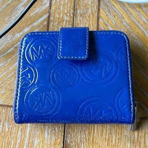 Royal blue Michael Kors wallet